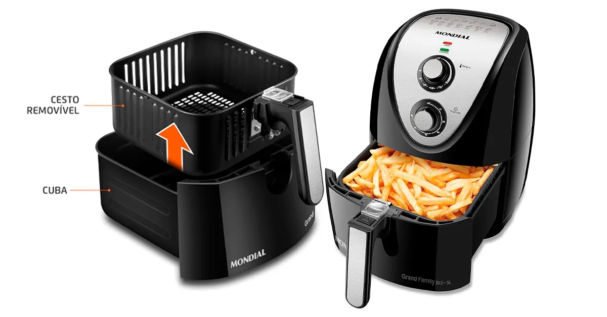 air fryer mondial 5 litros é boa