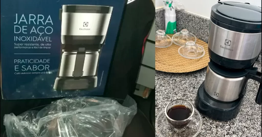 cafeteira electrolux 15 xícaras