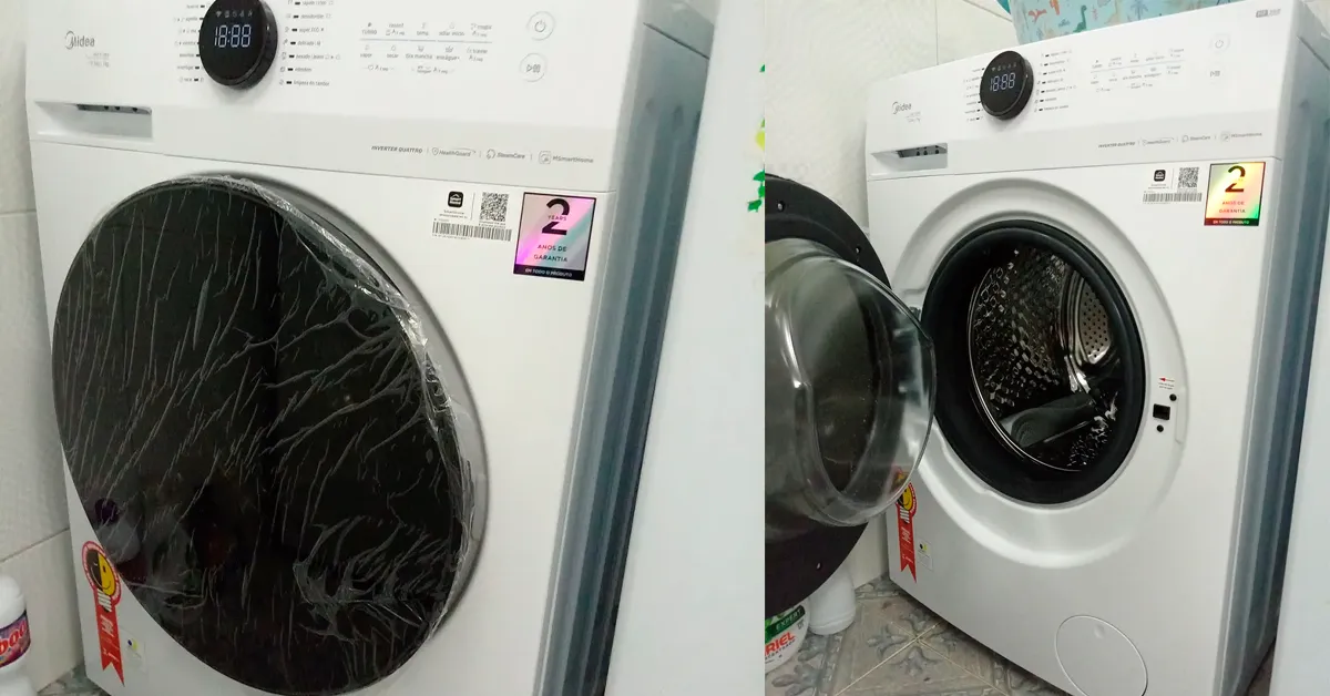 Lava e seca Midea 10.5kg é boa? Opinião após semanas de uso