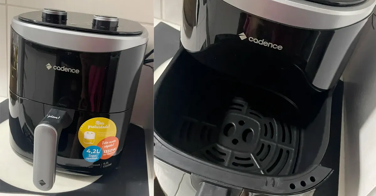 Fritadeira sem óleo 4,2 litros Cadence é boa? Veja se compensa pela economia e facilidade de uso.