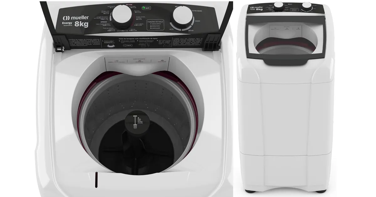 Lavadora Mueller 8kg é boa? Indicada para quem mora sozinho?