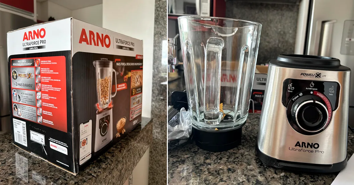 Liquidificador Arno Ultraforce Pro 1100W LN93 é bom? Descubra pontos positivos e negativos que ninguém comenta.