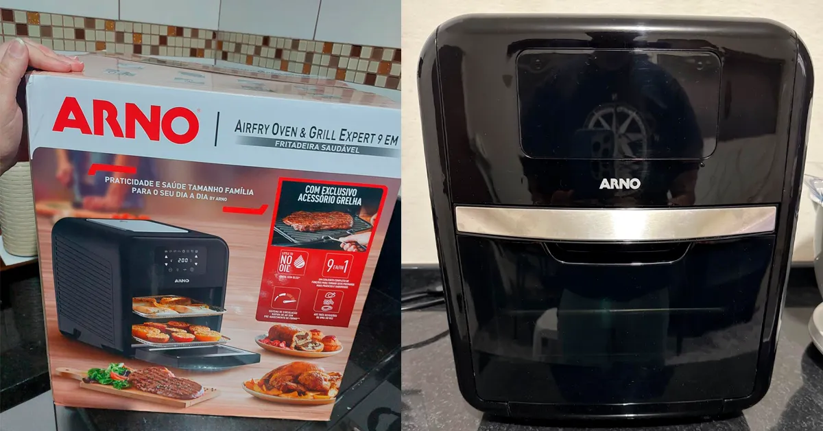 Airfryer Arno Oven & Grill Expert é boa? Conta com nove funções e sete acessórios úteis