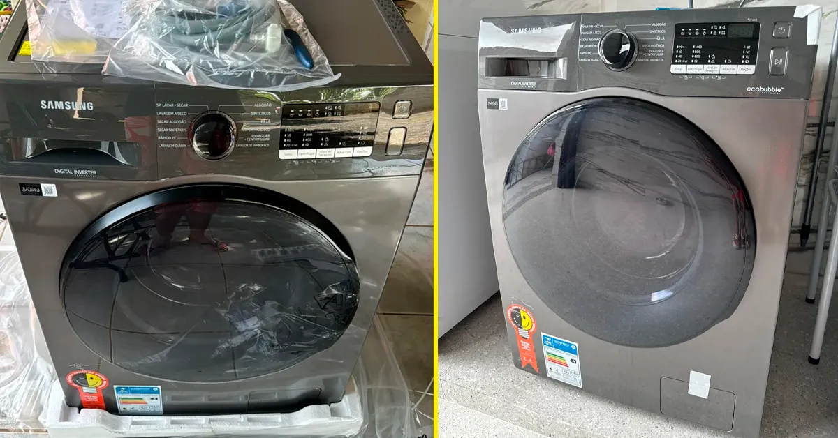 Avaliação do custo-benefício da Lava e Seca Samsung WD11A4453BX