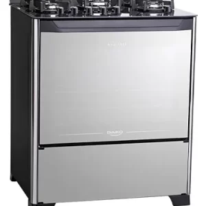 Fogão 5 bocas Dako Magister Style com Mesa de Vidro e Tripla Chama - Bivolt
