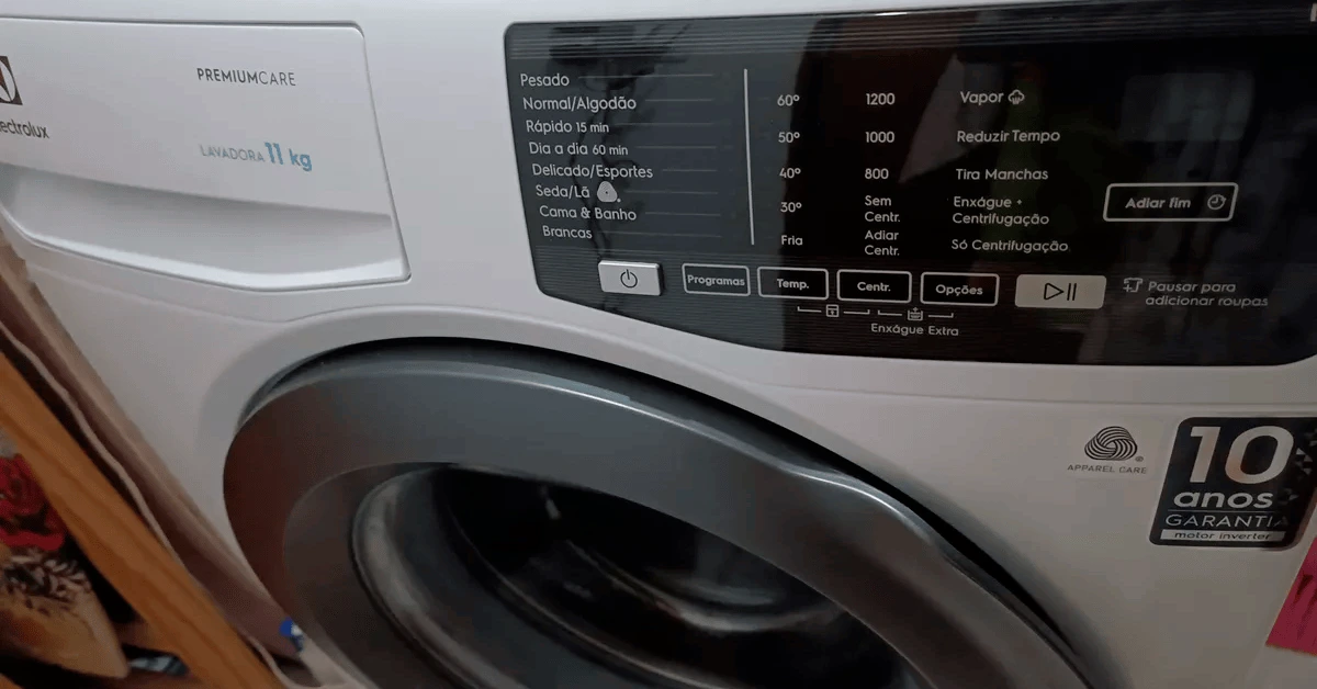 resenha Máquina de Lavar Frontal Electrolux Premium Care Inverter 11kg