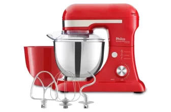 batedeira planetária vermelha