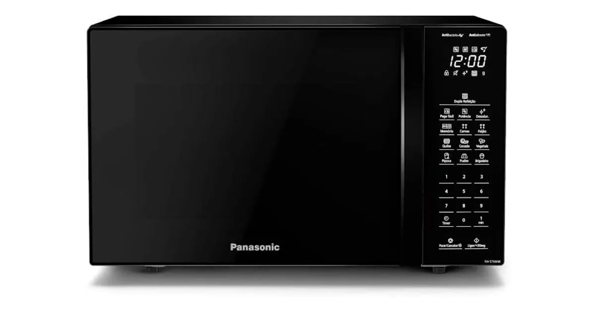 microondas Panasonic preto