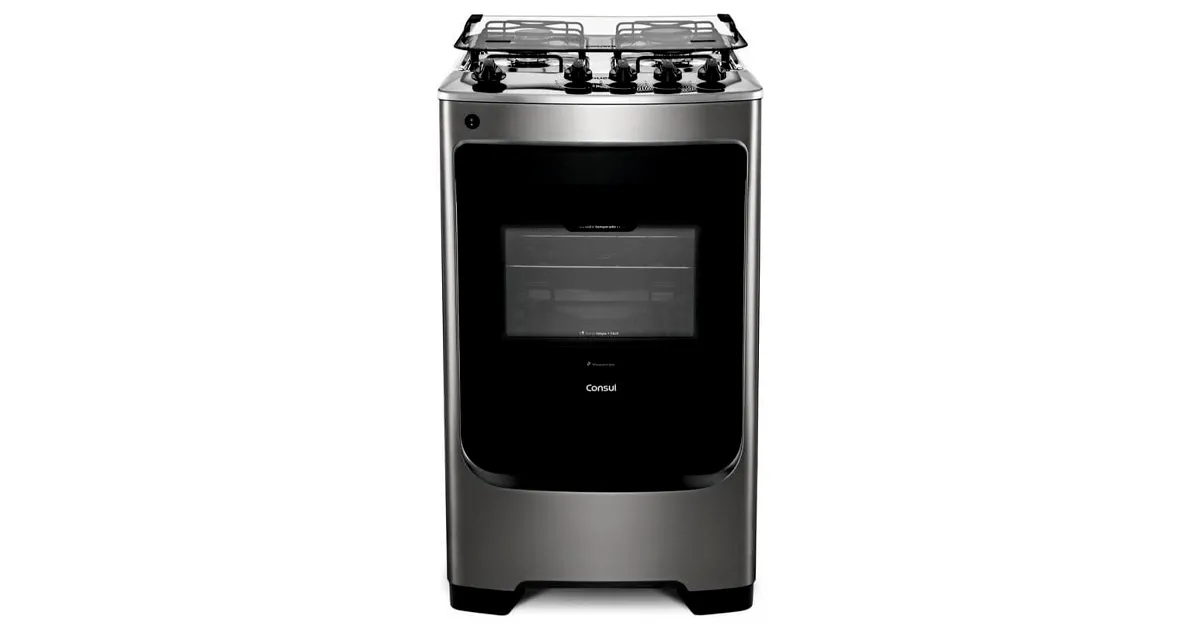 fogao consul 4 bocas tampo de vidro