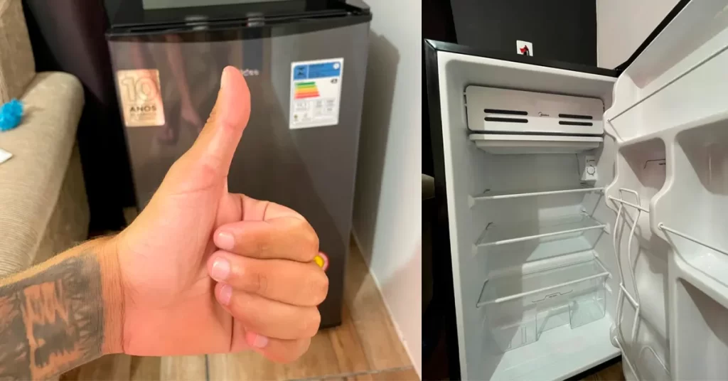 Frigobar Midea 93 litros é bom? Analisamos qualidade modelo inox funcional