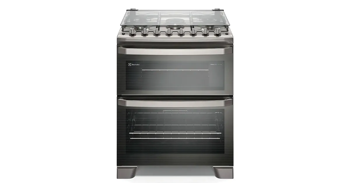 Fogão Electrolux 5 bocas 2 fornos é bom