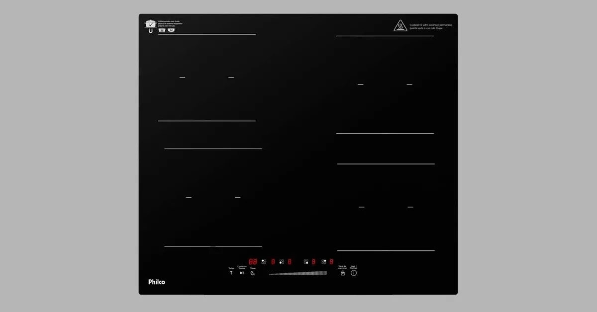 fogão de indução Philco