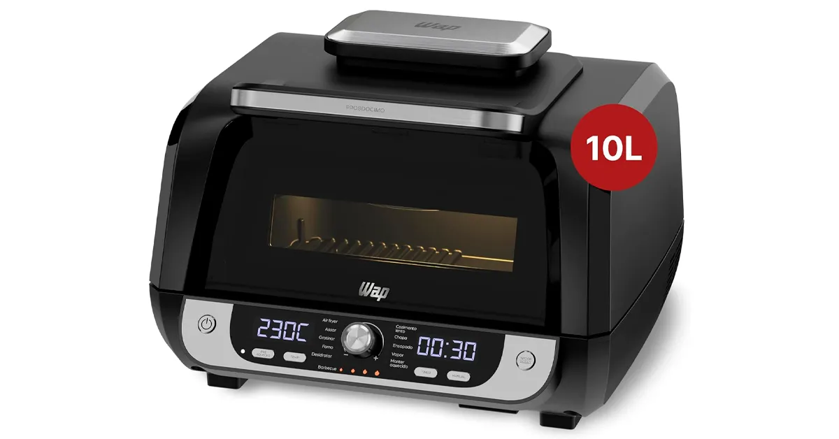 Fritadeira Elétrica Wap Barbecue Digital 10l Fw009626