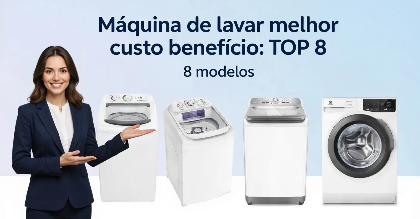 Máquina de lavar boa e barata