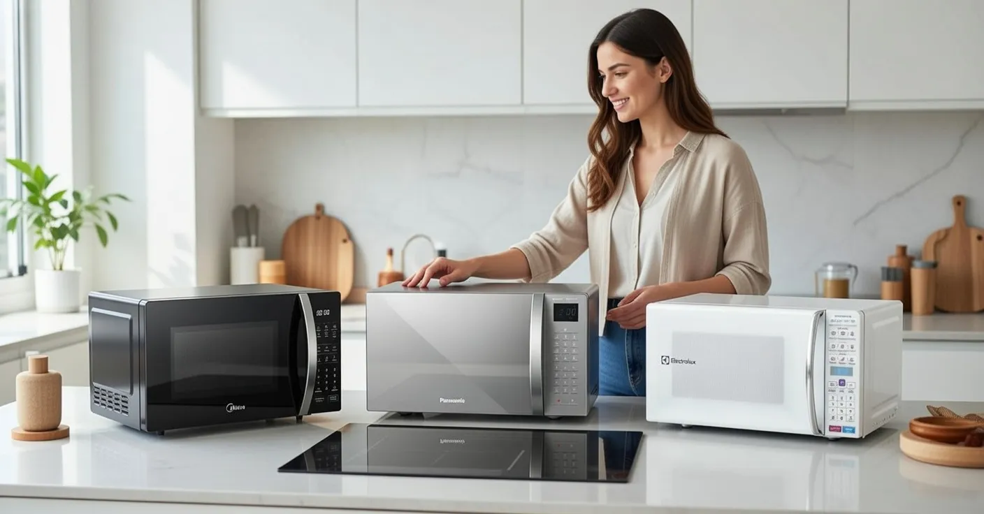 Micro-ondas 34L ou 35L: diferenças e qual cabe melhor – 8 opções