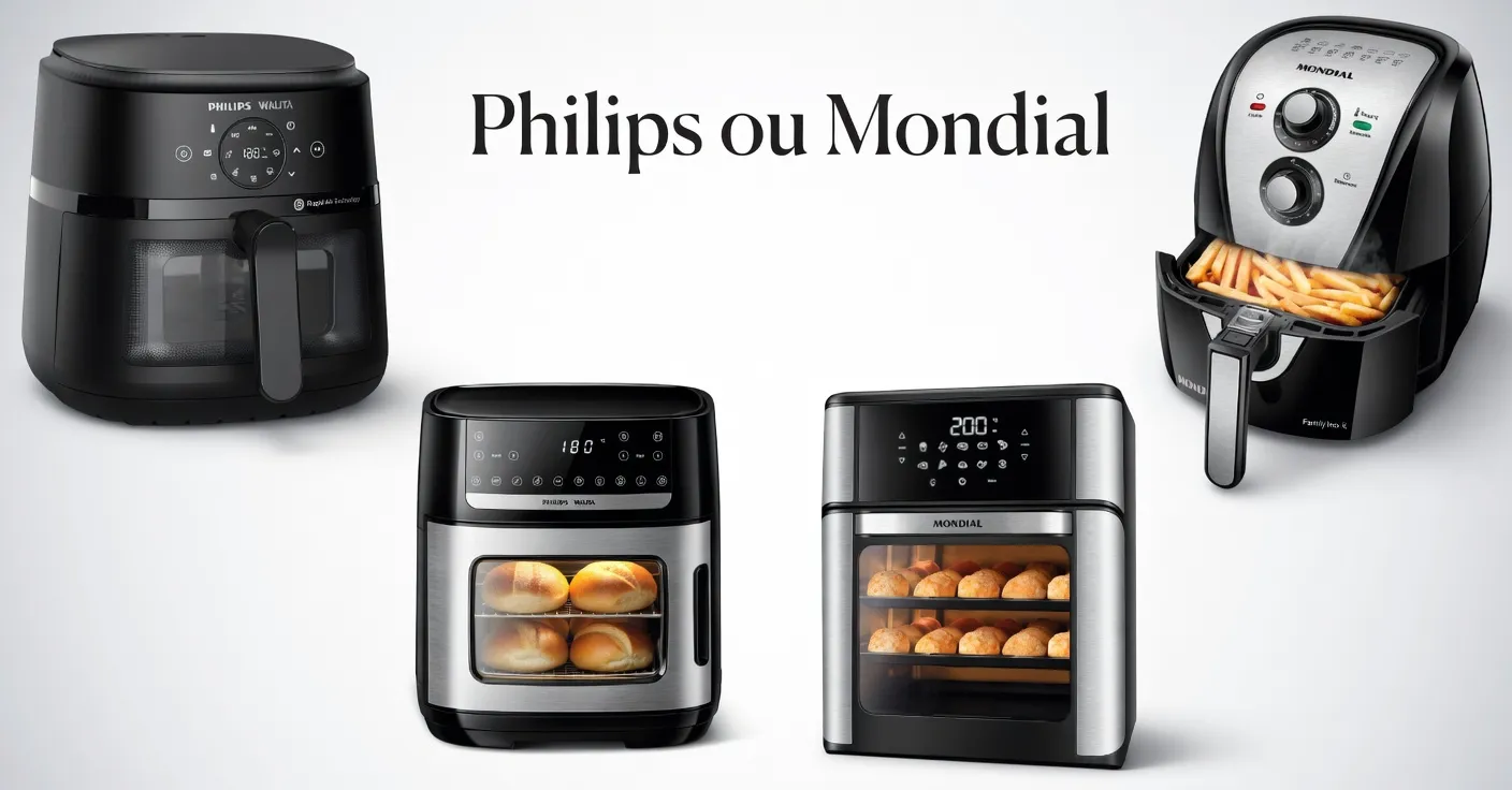 Air Fryer Philips ou Mondial qual a melhor