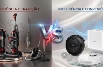 Aspirador robô vs aspirador de pó com fio qual o melhor
