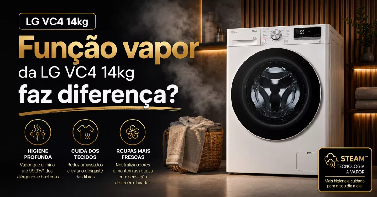 LG VC4 14kg é boa? Vale a pena
