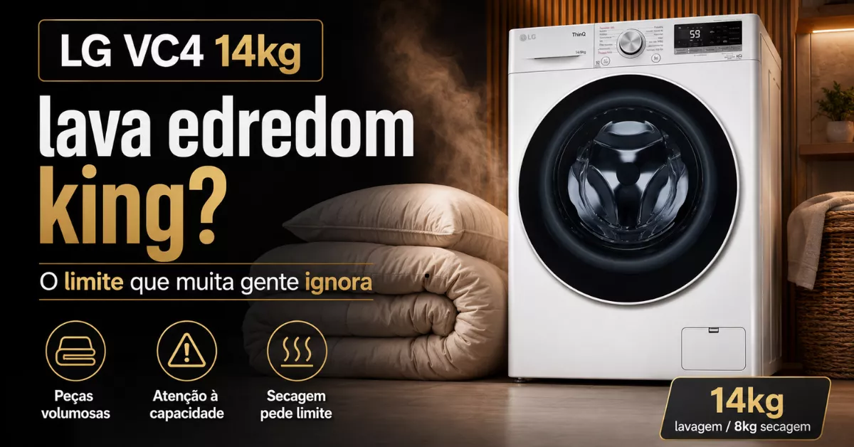 LG VC4 14kg é boa? Vale a pena