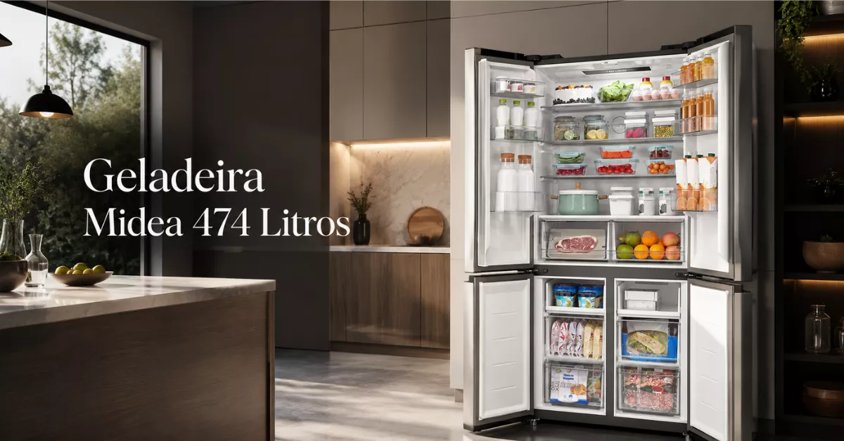 Geladeira Midea 474 litros é boa? Vale a pena