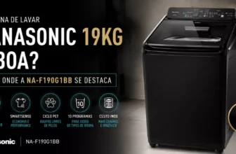 Máquina De Lavar Panasonic 19kg vale a pena?