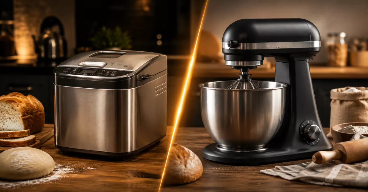 Máquina de pão ou batedeira planetária qual a melhor