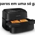 Airfryer NA230 Digital chama atenção por unir visor, painel touch e tamanho família
